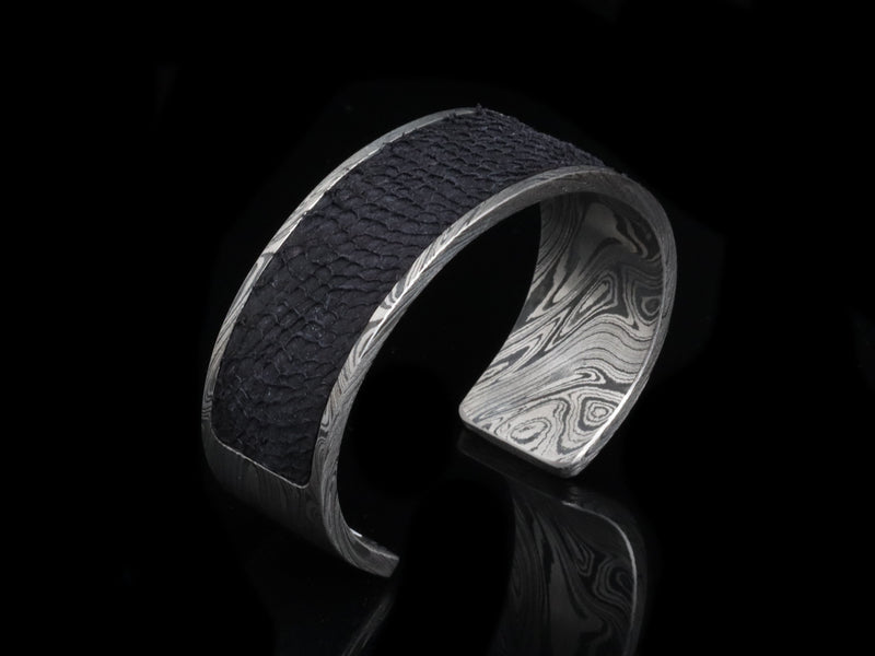 Damascus & Lionfish Cuff